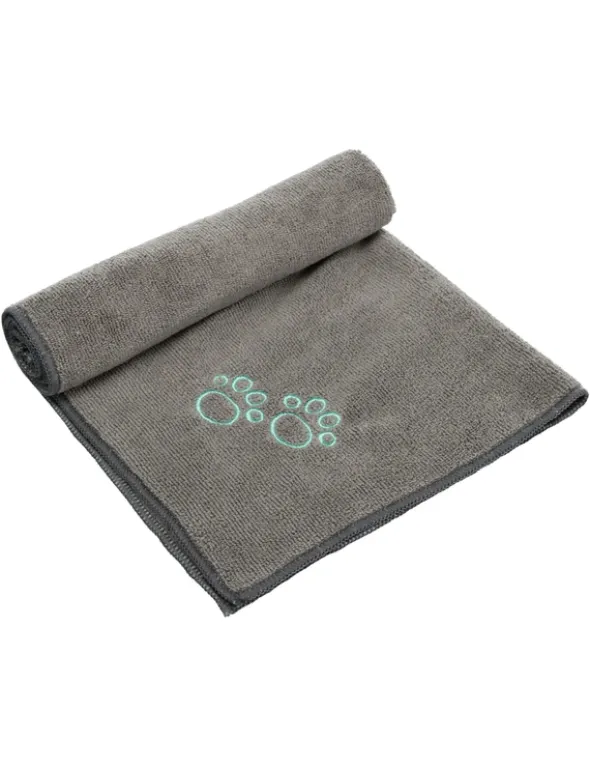 TRIXIE Handtuch Mikrofaser grau