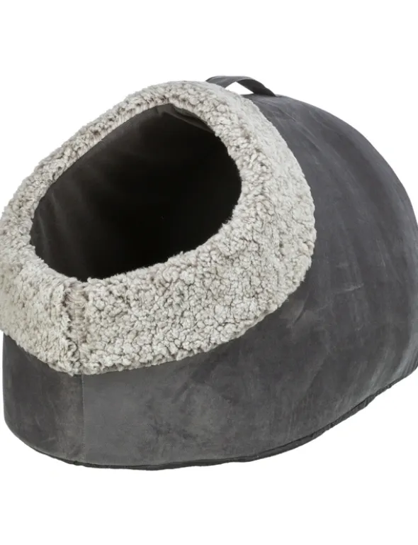 TRIXIE Höhle Calida mit wärmereflektierender Einlage grau, schwarz, weiß