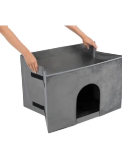 TRIXIE Höhle Harvey mit Treppe grau