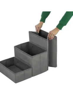 TRIXIE Höhle Harvey mit Treppe grau, schwarz, weiß