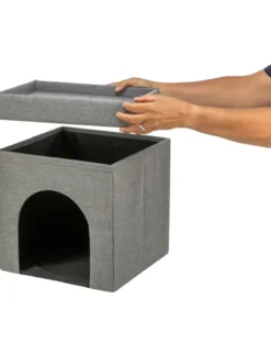 TRIXIE Höhle Kimy 2 Etagen hellgrau
