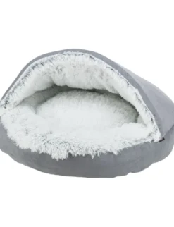 TRIXIE Höhlenbett Harvey rund grau Ø 70 cm
