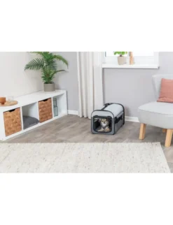 TRIXIE Hundebox Basic dunkelgrau, hellgrau 32x32x47 cm