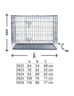 TRIXIE Hundebox Home silber 64x54x48 cm