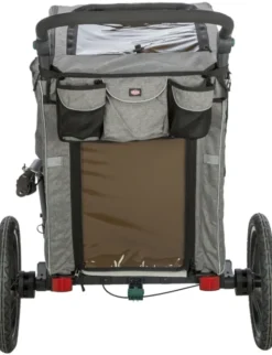 TRIXIE Jogger-Umbausatz Fahrradanhänger #12802 schwarz