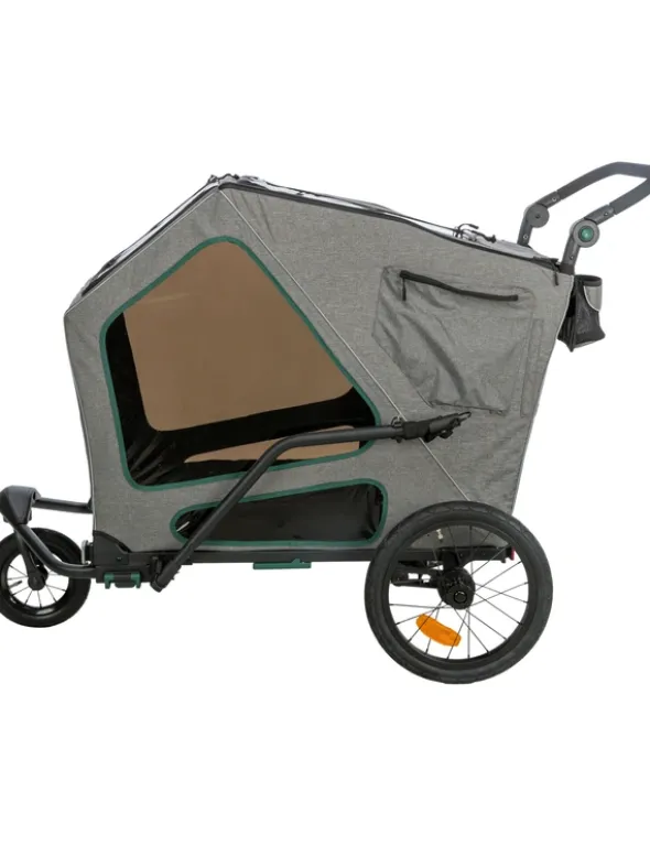TRIXIE Jogger-Umbausatz Fahrradanhänger #12804 schwarz