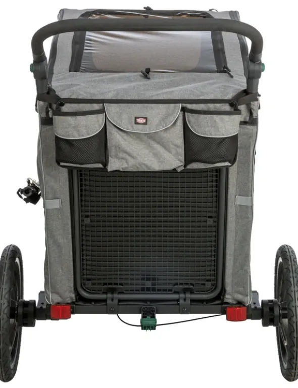 TRIXIE Jogger-Umbausatz Fahrradanhänger #12804 schwarz