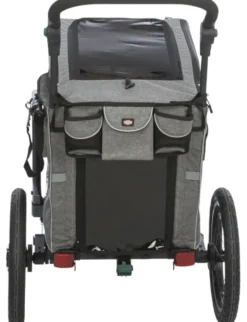 TRIXIE Jogger-Umbausatz Fahrradanhänger #12800 schwarz