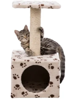 TRIXIE Junior Kratzbaum Zamora mit Pfoten beige 60 cm
