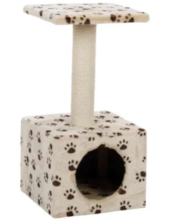 TRIXIE Junior Kratzbaum Zamora mit Pfoten beige 60 cm