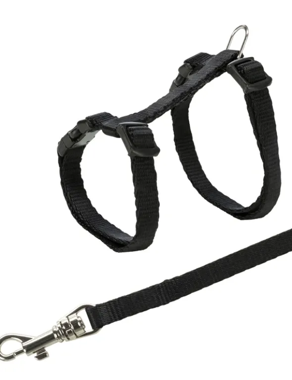 TRIXIE Junior Kätzchengeschirr mit Leine 1,2m 19-31/0,8 cm