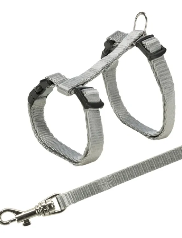TRIXIE Junior Kätzchengeschirr mit Leine 1,2m 19-31/0,8 cm