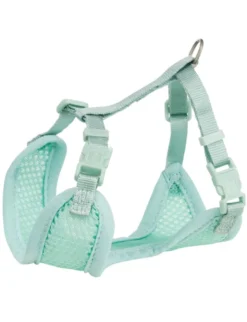 TRIXIE Junior Welpen-Softgeschirr Leine mint 26-34 cm