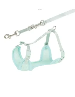 TRIXIE Junior Welpen-Softgeschirr Leine mint 26-34 cm