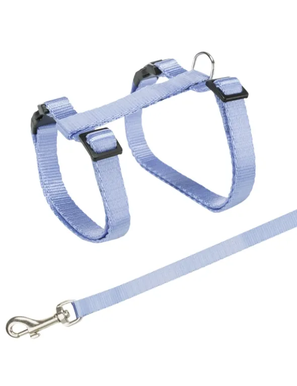 TRIXIE Katzengeschirr mit Leine 1,2m 27-45/1,0 cm