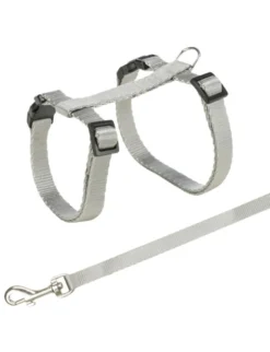 TRIXIE Katzengeschirr mit Leine 1,2m 27-45/1,0 cm