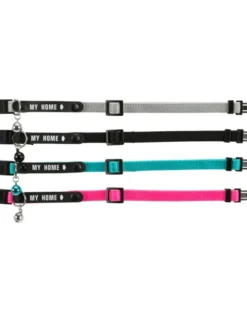 TRIXIE Katzenhalsband mit Adresslasche My Home diverse