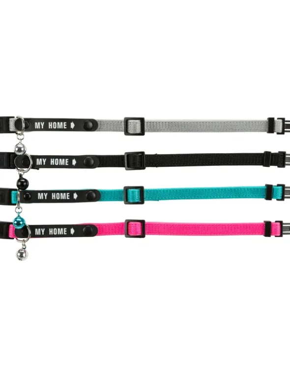 TRIXIE Katzenhalsband mit Adresslasche My Home diverse