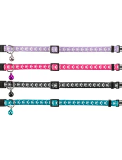 TRIXIE Katzenhalsband Pfotenmotiv diverse