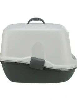 TRIXIE Katzentoilette Berto Top mit Haube helltaupe, taupe
