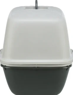 TRIXIE Katzentoilette Berto Top mit Haube helltaupe, taupe