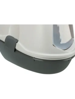 TRIXIE Katzentoilette Berto Top mit Haube helltaupe, taupe
