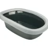 TRIXIE Katzentoilette Carlo mit Rand grau