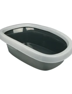 TRIXIE Katzentoilette Carlo mit Rand grau