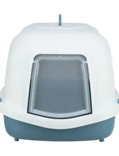 TRIXIE Katzentoilette Primo Top mit Haube blau, weiß
