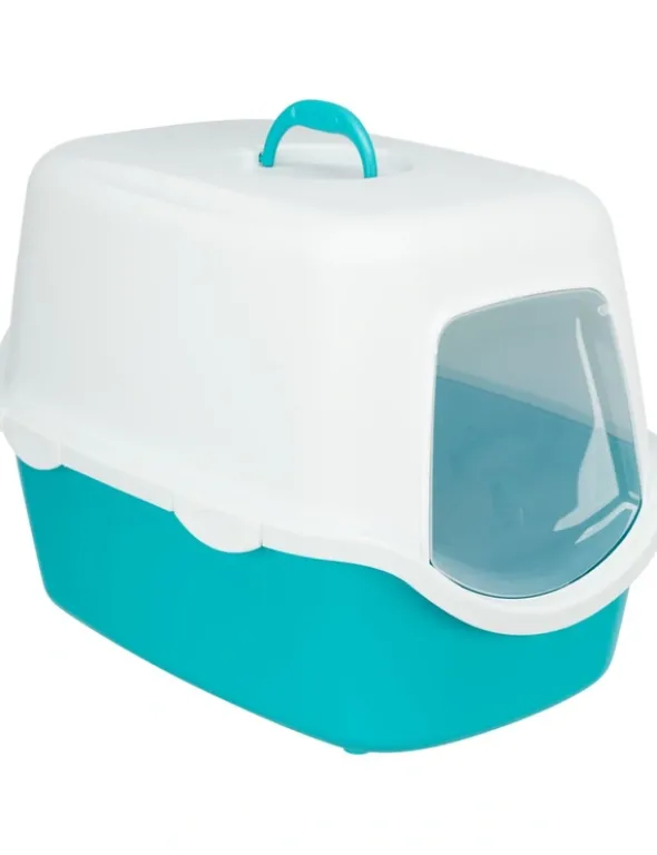 TRIXIE Katzentoilette Vico türkis, weiß