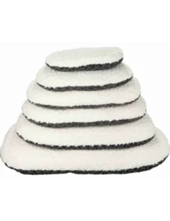 TRIXIE Kissen Kaline oval creme, grau 54x35 cm