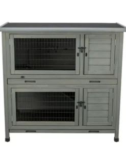 TRIXIE Kleintierstall 2-stöckig grau
