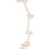 TRIXIE Klettertau mit Holzblock beige