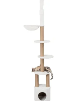TRIXIE Kratzbaum Aurelio, deckenhoch weiß 236–250 cm