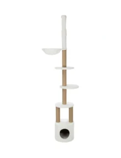 TRIXIE Kratzbaum Aurelio, deckenhoch weiß 236–250 cm