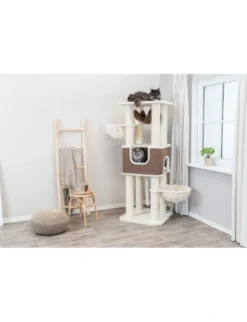 TRIXIE Kratzbaum Humberto creme, dunkelbraun 174 cm