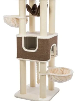 TRIXIE Kratzbaum Humberto creme, dunkelbraun 174 cm