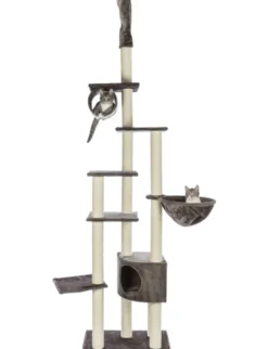 TRIXIE Kratzbaum Madrid deckenhoch platingrau 245-270 cm