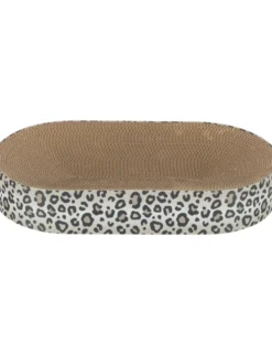 TRIXIE Kratzbett Leo mit Katzenminze creme 63x35 cm