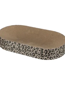 TRIXIE Kratzbett Leo mit Katzenminze braun 63x35 cm