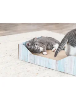 TRIXIE Kratzbett mit Katzenminze braun