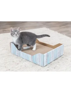 TRIXIE Kratzbett mit Katzenminze braun