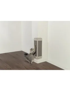 TRIXIE Kratzbrett für Ecken Katzenminze greige, grau 32 x 60 cm