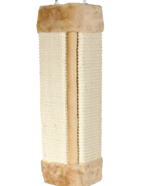 TRIXIE Kratzbrett für Ecken mit Katzenminze beige, natur