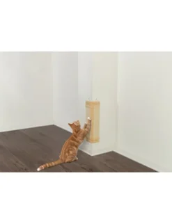TRIXIE Kratzbrett für Ecken mit Katzenminze beige, natur