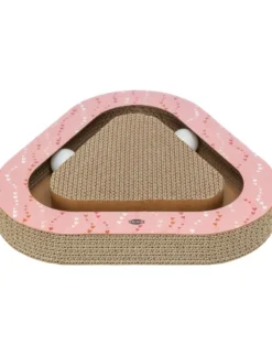 TRIXIE Kratzpappe dreieckig lachs 36 × 36 cm