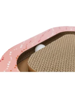 TRIXIE Kratzpappe dreieckig lachs 36 × 36 cm