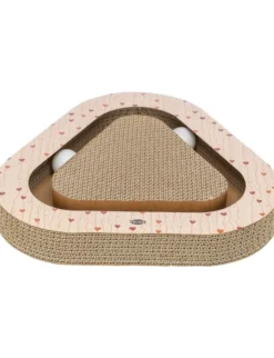 TRIXIE Kratzpappe dreieckig apricot 36 × 36 cm