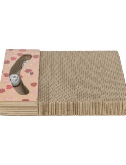 TRIXIE Kratzpappe eckig apricot 38 × 30 cm