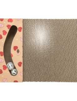 TRIXIE Kratzpappe eckig apricot 38 × 30 cm